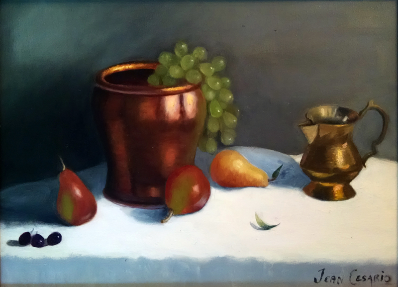 Copper Pot with Fruit