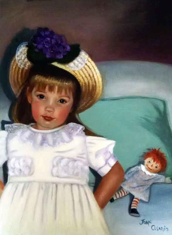 Portrait of Lauren as a baby